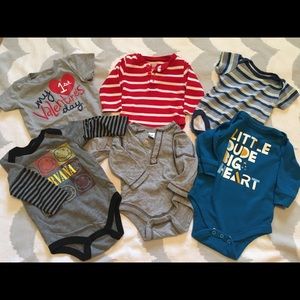 6 Piece Bundle: 3-6 months